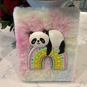 Pen + Gear Fur Panda Journal - Pink & Pastel